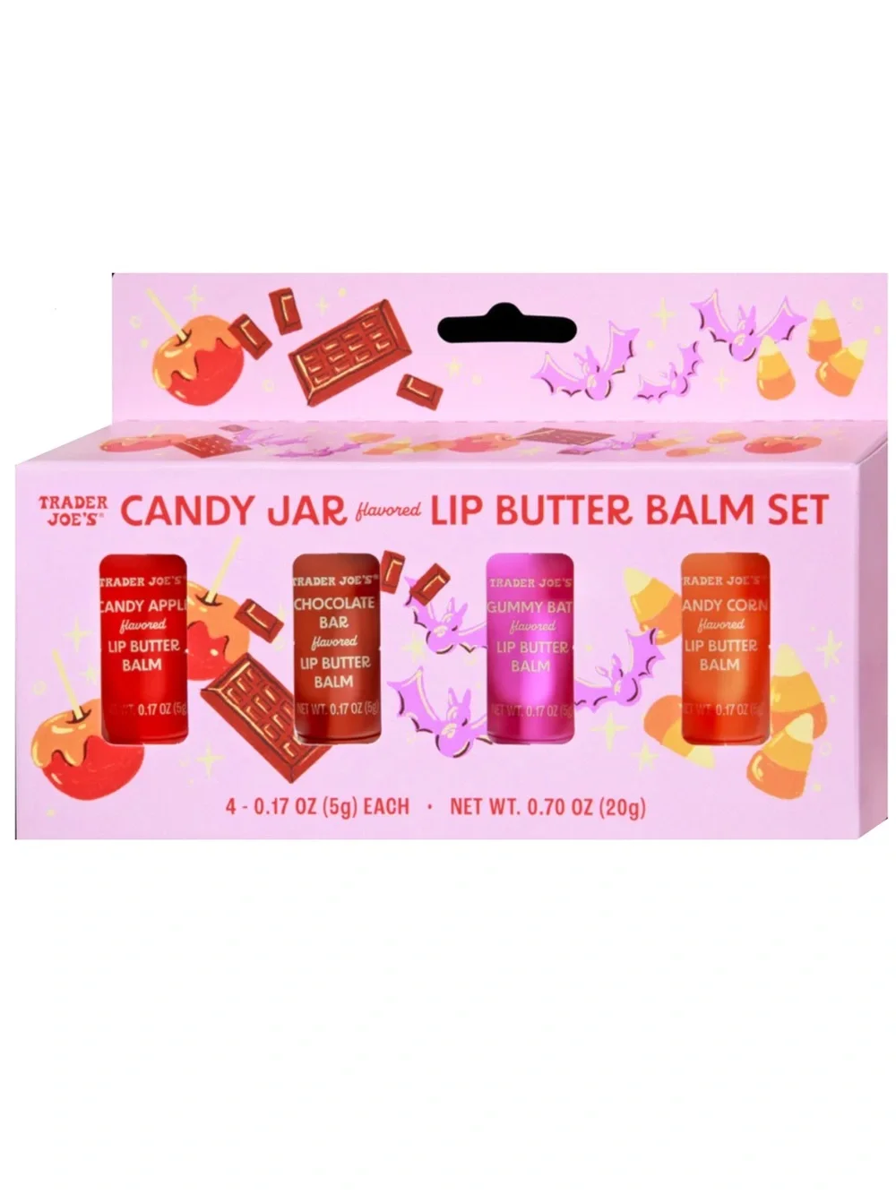 Trader Joe’s Candy Jar Lip Butter Balm Set NEW IN BOX
